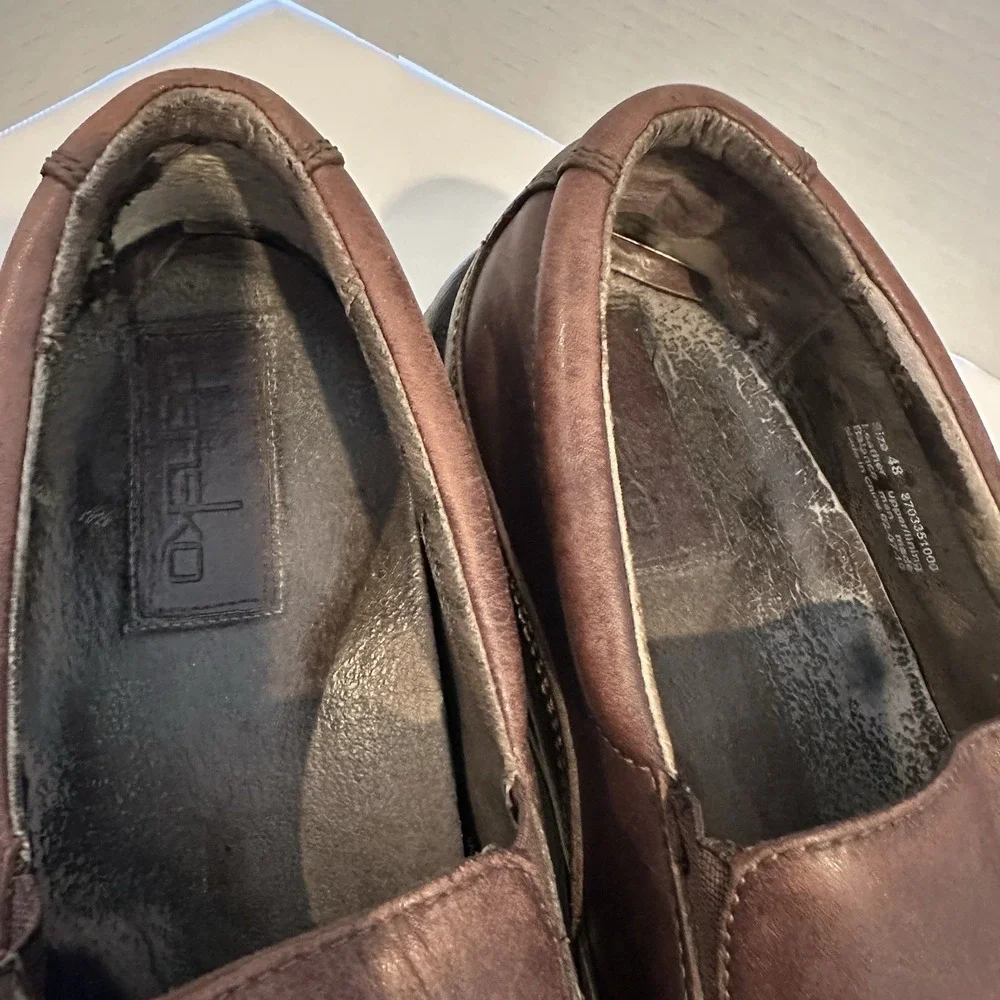 Dansko Wayne Loafers Clogs‎ Shoes Men's Size 48 / 11.5-12 US Brown Leather